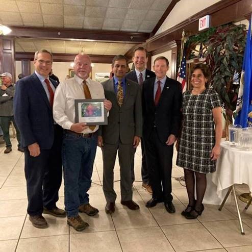Blumenthal met with members of the Connecticut Farm Bureau Association.